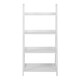 image 2 of Wally Bookcase with 4 Shelves in White