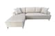 image 1 of The Milano Edge 3 Seater Right Hand Corner Sofa in Grey or Beige | Cream | One Size
