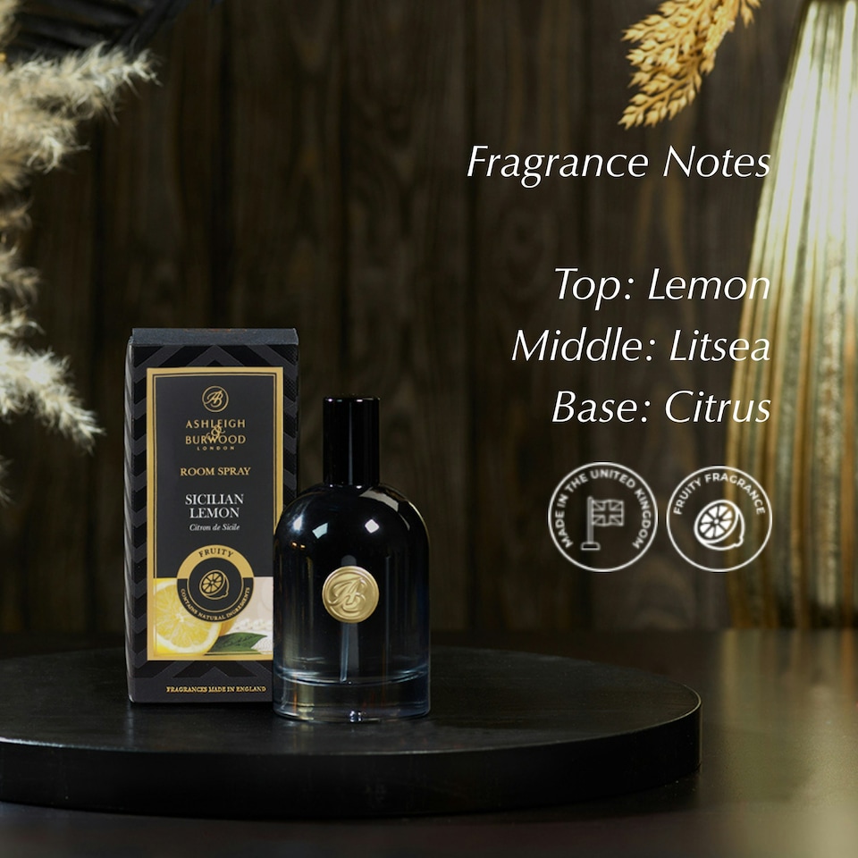image 1 of Ashleigh & Burwood Sicilian Lemon Signature Room Spray 100ml