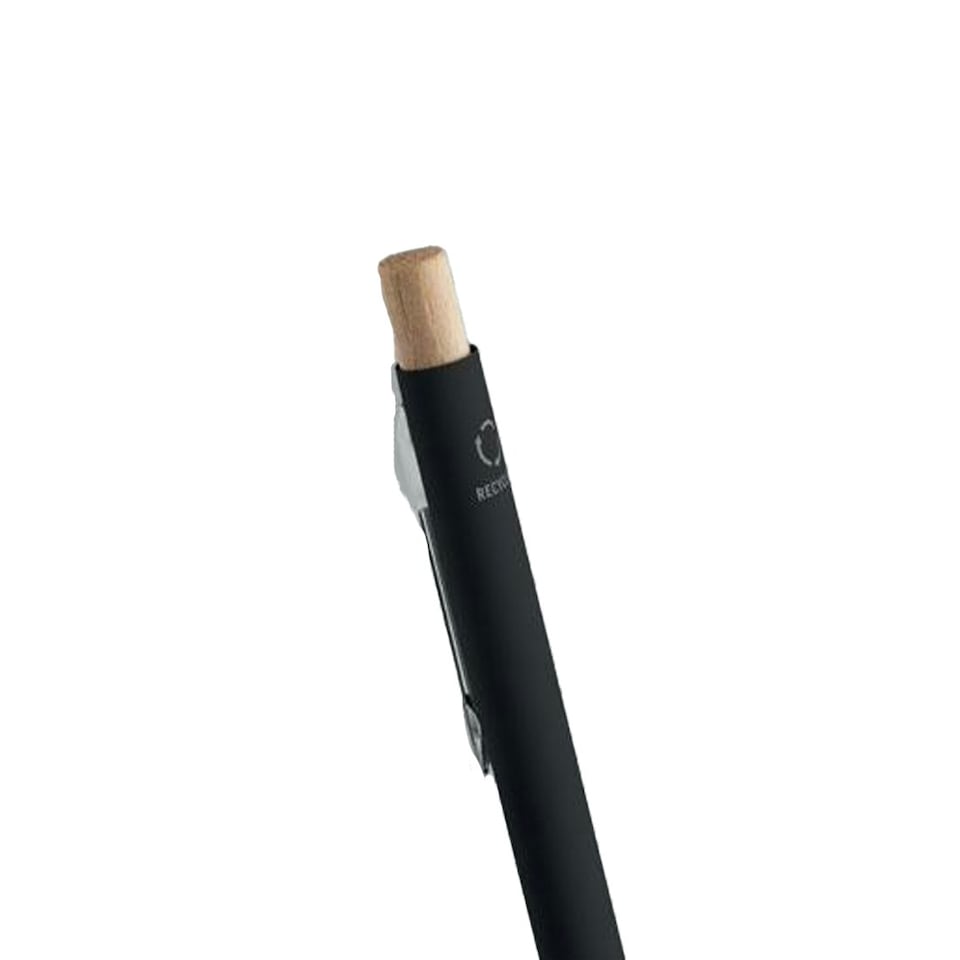 image 1 of MidOcean Bergamo Recycled Aluminium Ballpoint Pen - Black - One Size