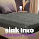 image 2 of Silentnight Ultimate Deep Sleep 1000 Grey Mattress Topper Grey | King