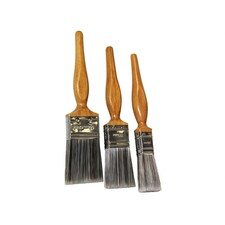 Faithfull Superflow Synthetic Paint Brush - Multi Colour - 3 Piece Set