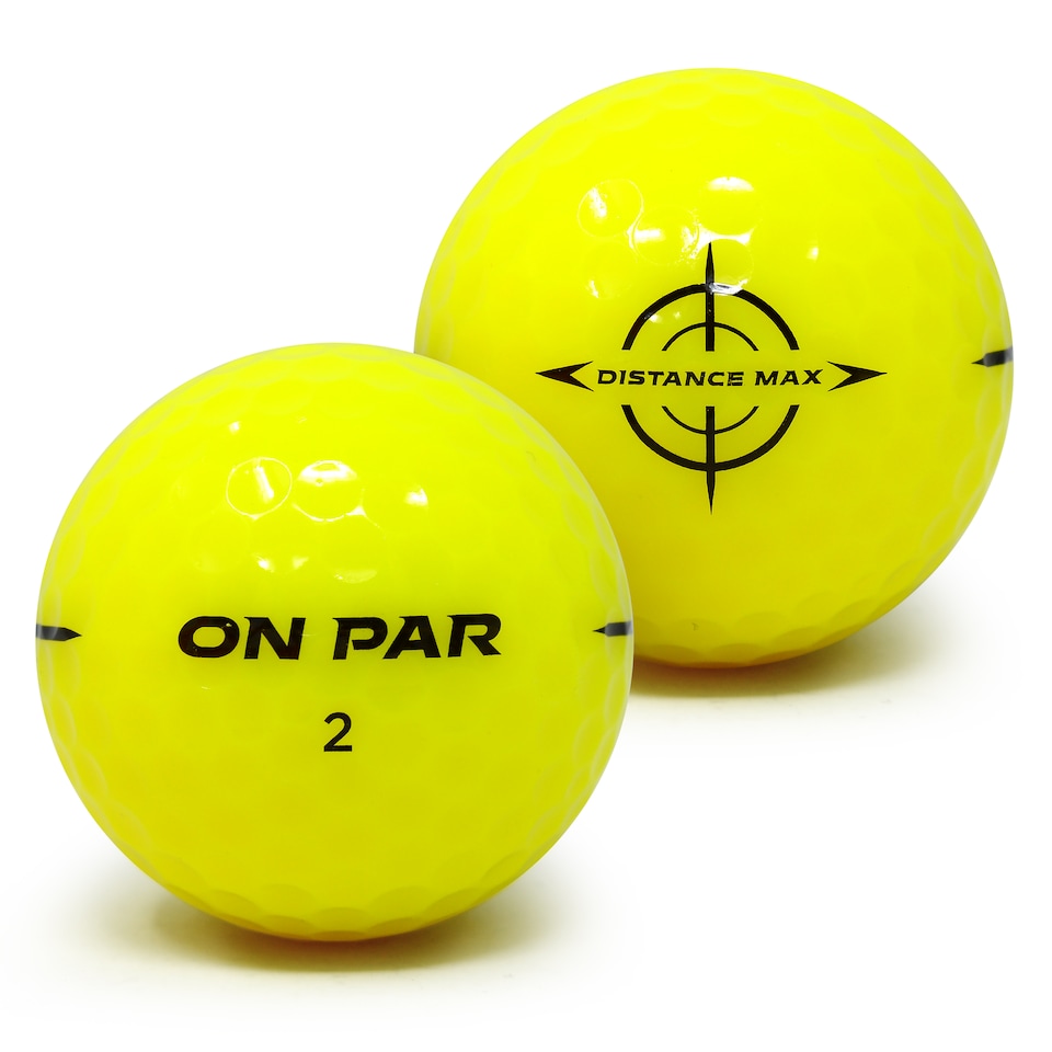 image 1 of On Par Distance Max Golf Balls - 12 Pack | Yellow