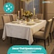 image 6 of Rectangle Crushed Velvet Table Cloth, Washable Table Cover - 70" x 144"