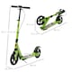 image 7 of HOMCOM Teens Adult Kick Scooter Fold Adjust 14+ w/ Dual Brake System Green