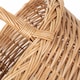 image 4 of Light Steamed Wicker Round Orchard Shopping Basket | Brown | Brown | One Size