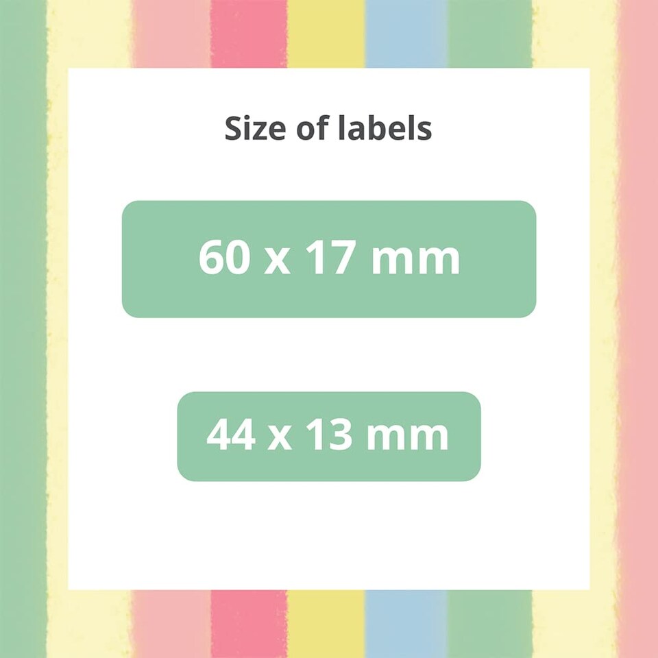 image 1 of Dotty About Paper 50 x Personalised School Name Labels Leopard Spots Pink