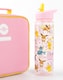 image 2 of Pokemon Girls Lunch Bag Set | Kids 5 Piece Zip Dinner Bag, Water Bottle and Snack Pot Bundle in Pink and Yellow | Pikachu, Jiggly Puff, Eevee, Togepi Besties Characters | Game TV Series Merchandise Gift
