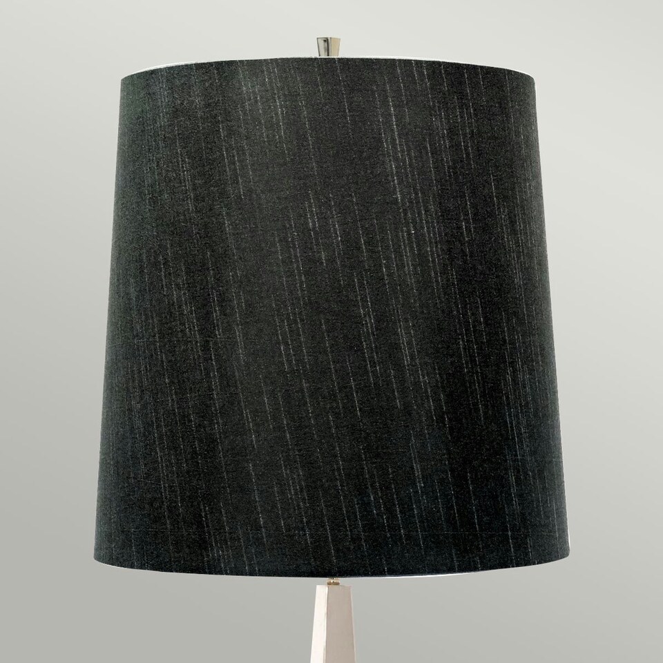 image 1 of Ascent Floor Lamp with Tapered Shade, Polished Nickel