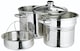 image 1 of KitchenCraft Pasta Pot Silver Stainless Steel
