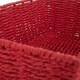 image 5 of Large Red Paper Rope Tray | Red | Red | Large