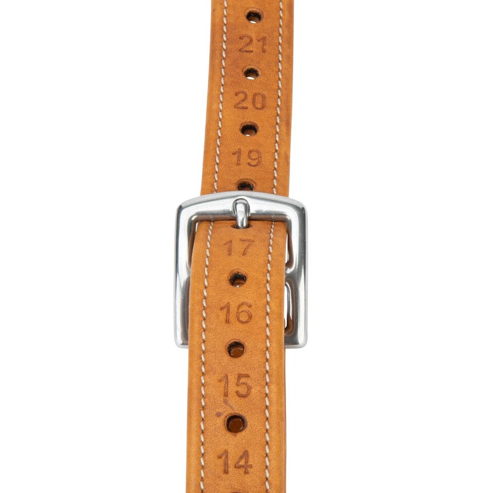 image 1 of Velociti Lusso Logo Horse Stirrup Leathers | Cream | Tan | 54cm | 1