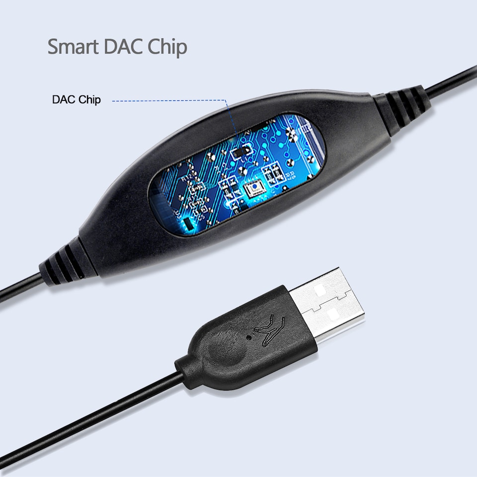 image 1 of Adesso USB Single-Sided Headset with adjustable Microphone