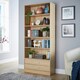 image 5 of Bookcase Display Shelf Freestanding Book Storage Unit Home Living Room Furniture White