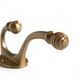 image 3 of Hammer & Tongs Ball End Hat & Coat Hook - W35mm x H135mm - Brass