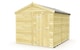 image 1 of 8 x 11 Feet Apex Shed - Single Door Without Windows - Wood - L329 x W231 x H217 cm | Brown