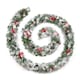 image 1 of Best Artificial Christmas 12ft Frosted Red Garland