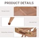 image 6 of HOMCOM Wooden Art Easel Tripod Sketch Artist Painters Craft Portable Folding Drawing Board Lightweight | Brown