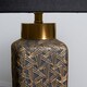image 3 of Denisa Black & Gold Ceramic Table Lamp Black
