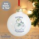 image 1 of Personalised The Snowman and the Snowdog Bauble