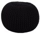 image 1 of Kids Knit Black Pouffe