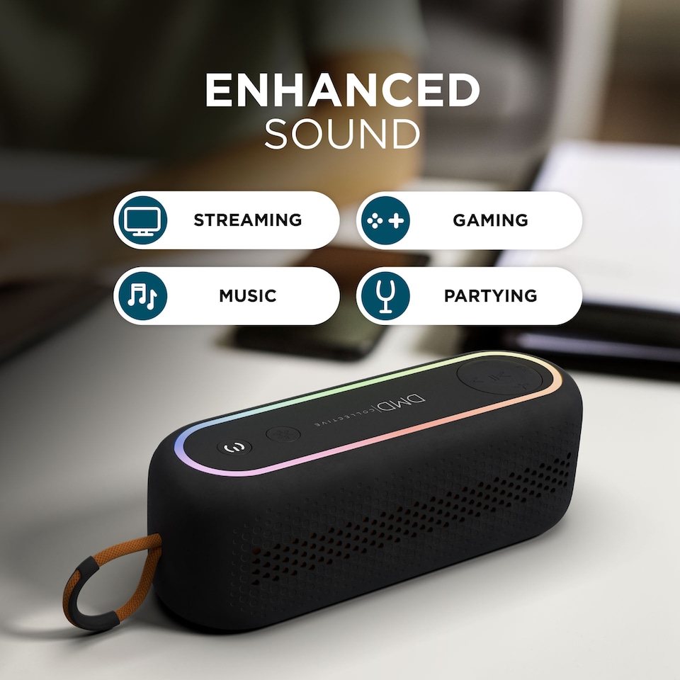image 1 of DMD Portable Wireless Bluetooth Speaker, 16hrs Playtime 16W