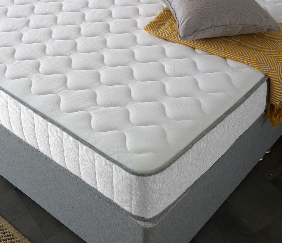 image 1 of Victoria White Castle Hybrid Mattress - Plush Comfort, Durable Design | White | King