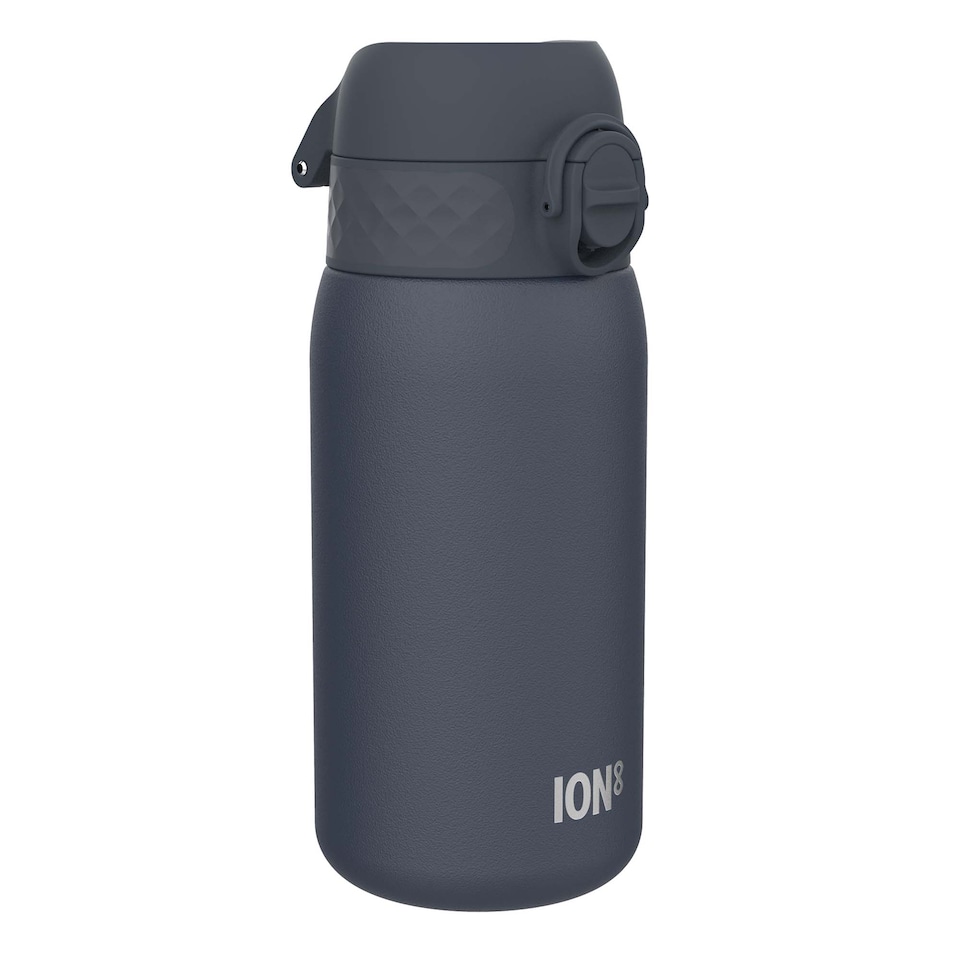 image 1 of Leak Proof Kids Water Bottle, Stainless Steel, 400ml (13oz) | Blue | Ash Navy | One Size