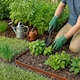 image 6 of Harbour Housewares Flexible Plastic Lawn & Path Edging - 10m x 4cm - Brown