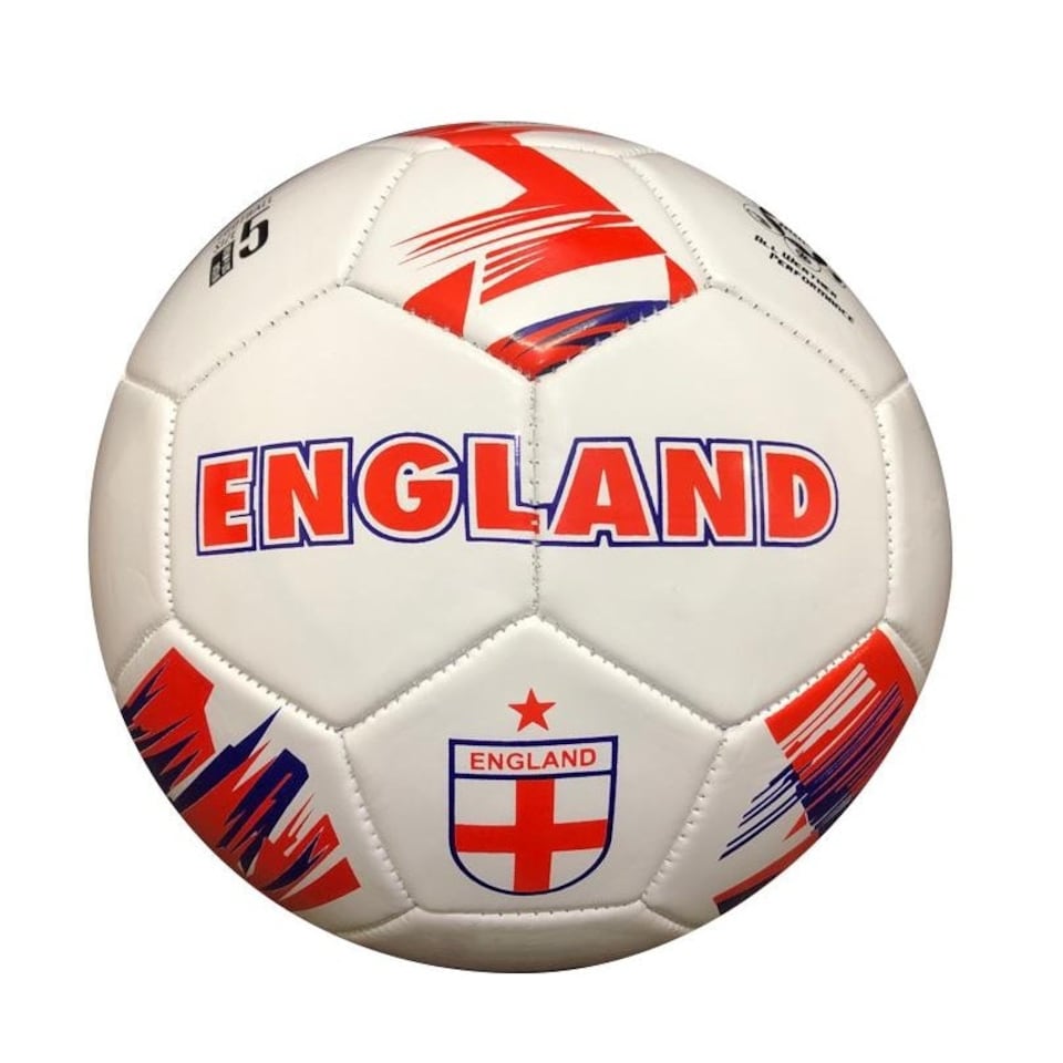 England International Country Themed Football - White/Red - 5