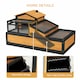 image 6 of PawHut Wooden Tortoise House Indoor Outdoor w/ Balcony, Tray, Openable Roof