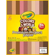 Crayola Colors Of The World Construction Paper 48 Sheets