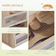 image 5 of PawHut 2 Levels Wooden Hamster Cage Mice Rodents Hutch Small Animals