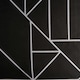 image 5 of OHS Geometric Reversible Print Duvet Cover and Pillowcase Set, Super King - Black