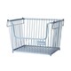 image 1 of Buckingham Multi-Purpose Stackable Storage Organising Basket 30.5 x 26.5 x 22 cm Light Grey