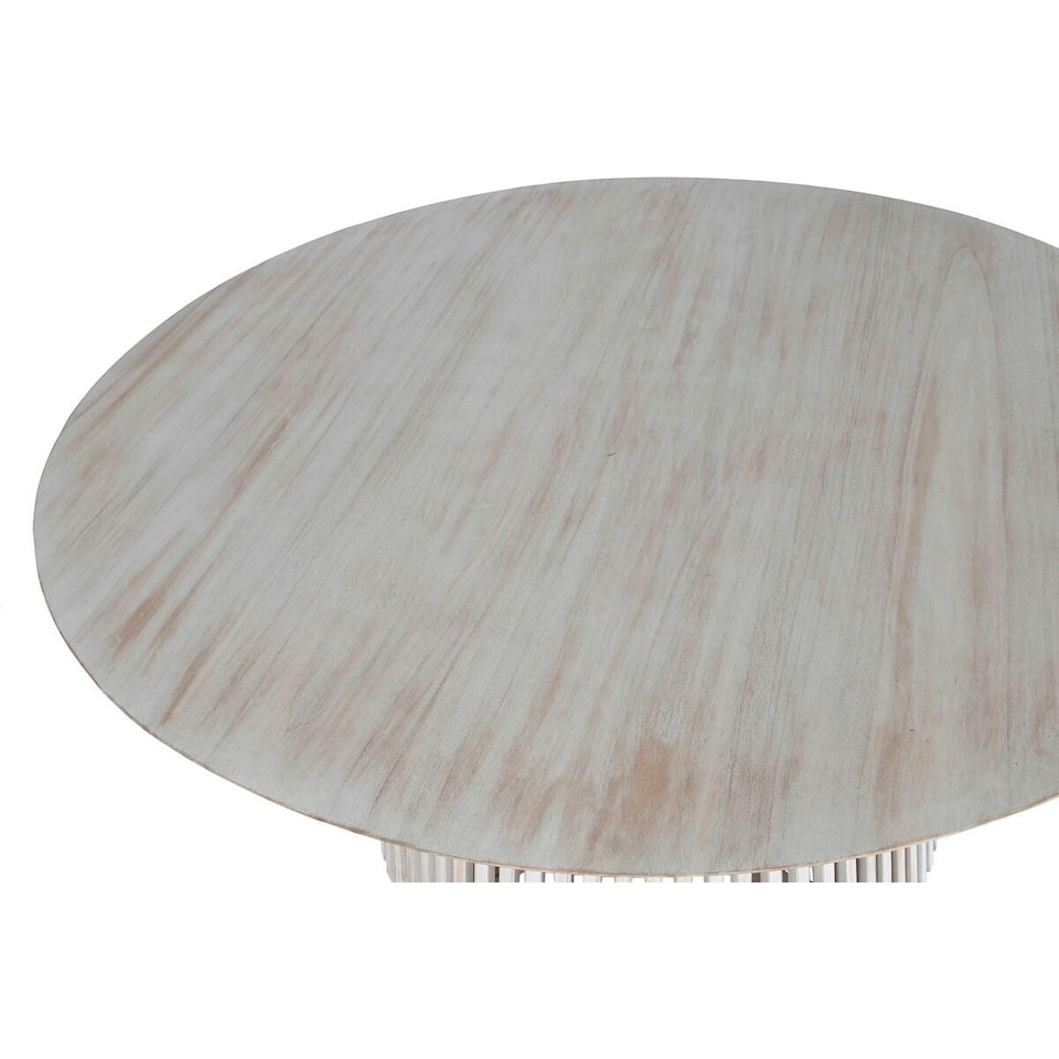 image 1 of Dining Table Home ESPRIT White Mindi wood 150 x 150 x 75 cm N/A