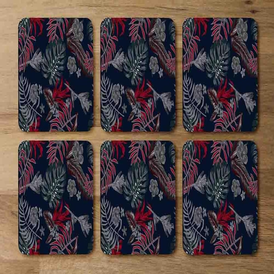 image 1 of Leaves of Tropical Plants (Coaster)