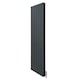 image 1 of Aluminium Radiator & Valves 1800mm x 475mm Anthracite Grey