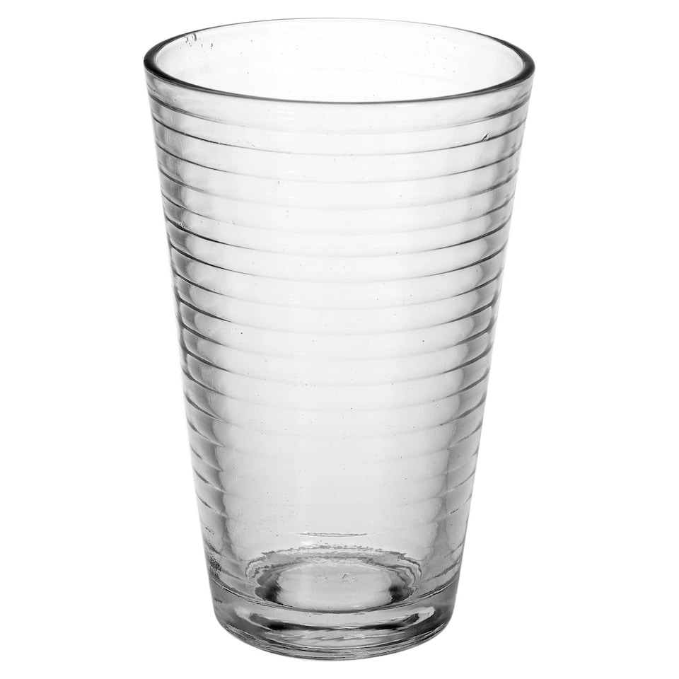 image 1 of 300ml Drinking Glasses Sets Glassware Cup Patterned Water Juice Cocktail Tumbler | Clear | Clear | Set of 12 London