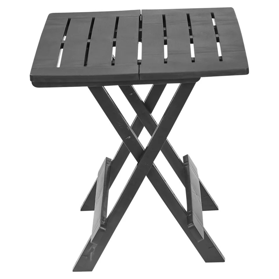 image 1 of Portable Folding Camping Picnic Table | Black | 1