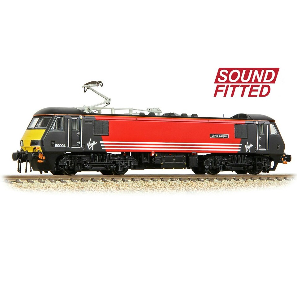 Graham Farish Class 90 004 'City of Glasgow' Virgin Trains (DCC-Sound)