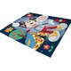 image 2 of Disney Camping Cotton Mickey Mouse Duvet Cover Set - Blue/White/Red - Single Blue | Single
