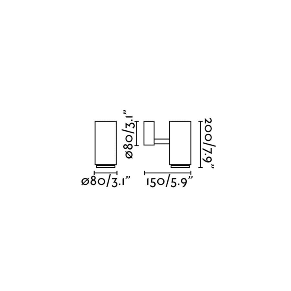 image 1 of Plom Outdoor Wall Spotlight 7W 3000K IP54