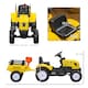 image 7 of HOMCOM Pedal Go Kart Ride on Tractor with Shovel & Rake Four Wheels Child Toy