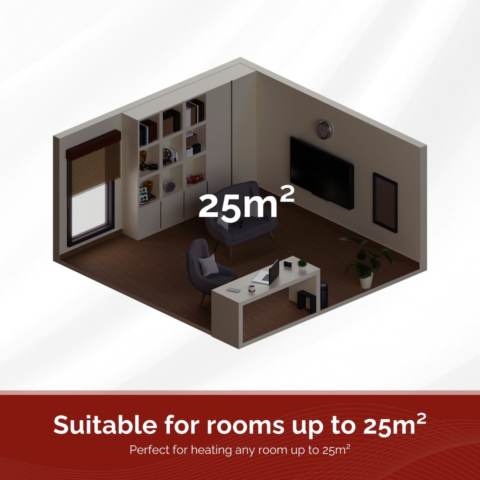 image 1 of Rediffusion Vintage 9 Fin Oil Filled Radiator - Black