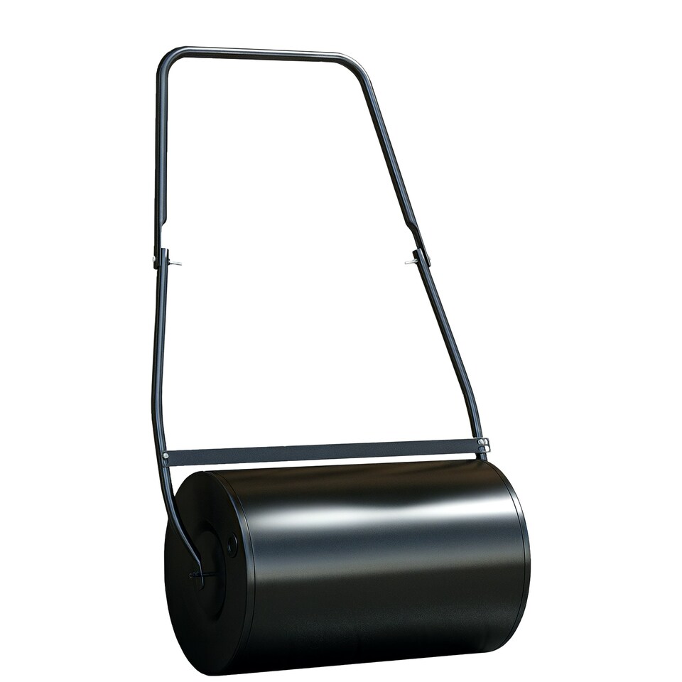 image 1 of DURHAND Garden Lawn Roller 38L Steel Push Grass Mower Water Sand Filled