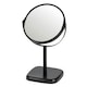 image 1 of Showerdrape Capri Black 2x Magnifying Vanity Mirror