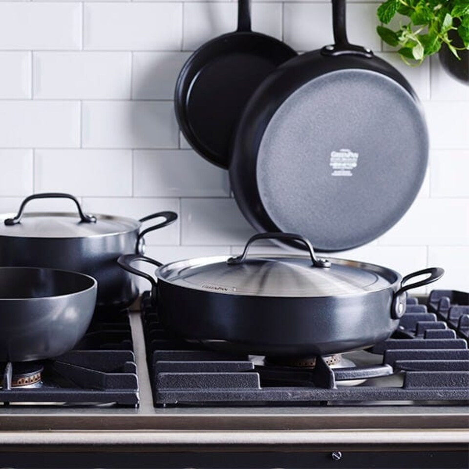 image 1 of GreenPan Craft 30cm Sauté Pan with Lid