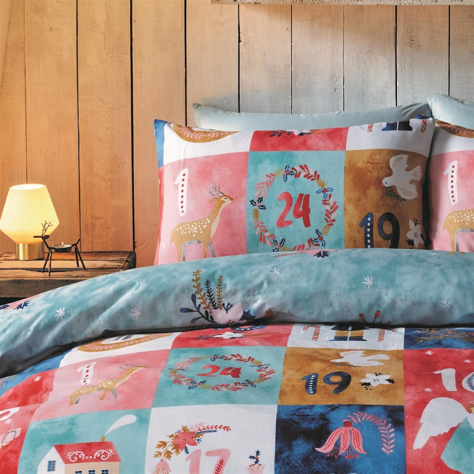image 1 of Advent Calendar Multi Duvet Cover Set | Multi | Multi