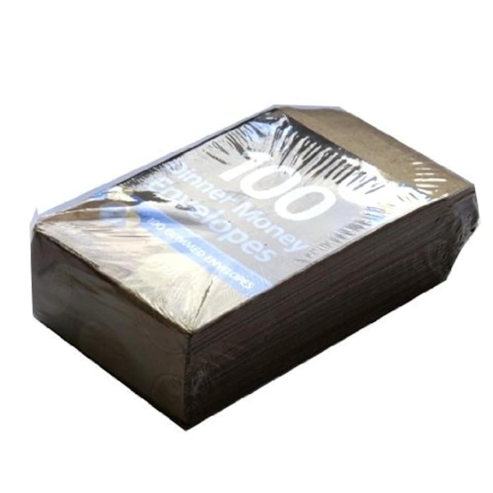 image 1 of Pack of 100 Dinner Money Envelopes